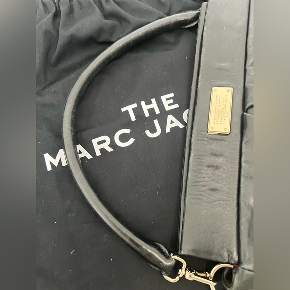 Marc by Marc Jacobs Black Leather Shoulder Bag Gold Hardware | Includes Dust Bag - Picture 7 of 14